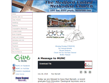 Tablet Screenshot of medfordumc.org